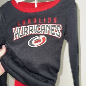 NWT~ NHL Hockey sz 3T Set 2pc Pajama long sleeve Pants Carolina Hurricanes